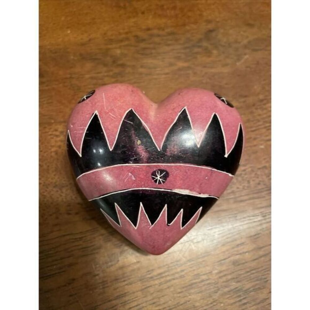 3.5" polished Soapstone hand carved Southwest Style paper weight